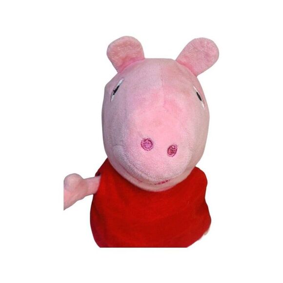 2003 Peppa Pig Official Red Dress Plush Limited Edition Stuffed Animal Toy Doll - Picture 4 of 8